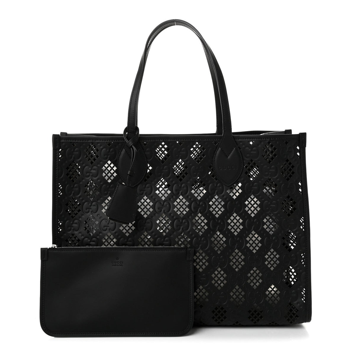 Medium Calfskin Tote Bag - Black