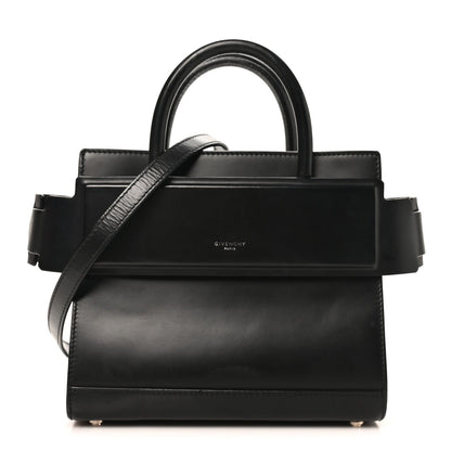 Mini Calfskin Satchel Bag - Black