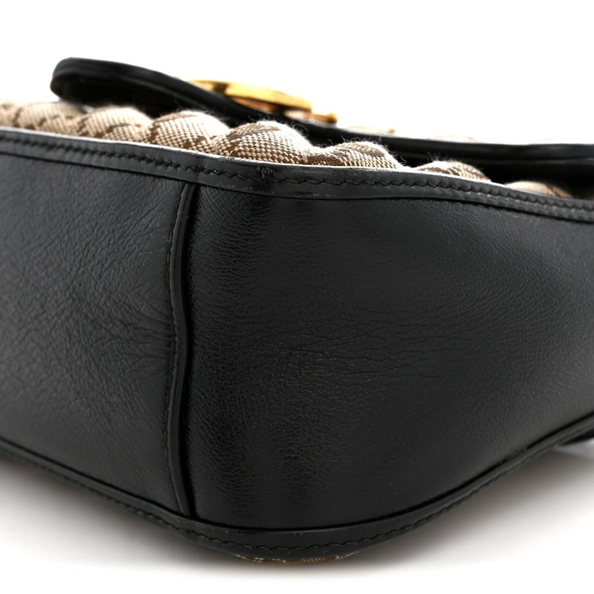 Mini Calfskin Shoulder Bag - Beige