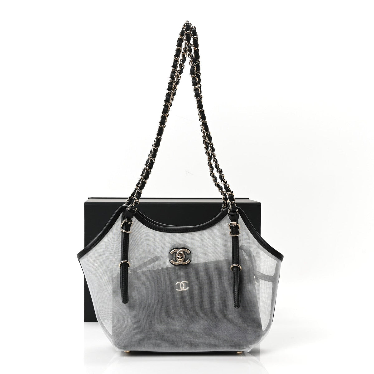 Small Calfskin Handbag - Black