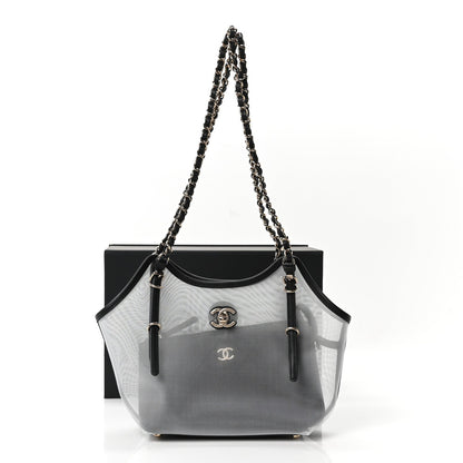 Small Calfskin Handbag - Black