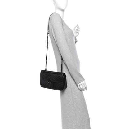 Small Calfskin Shoulder Bag - Black