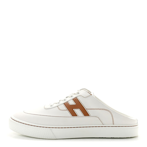 Calfskin Keep Mule Sneakers White Naturel