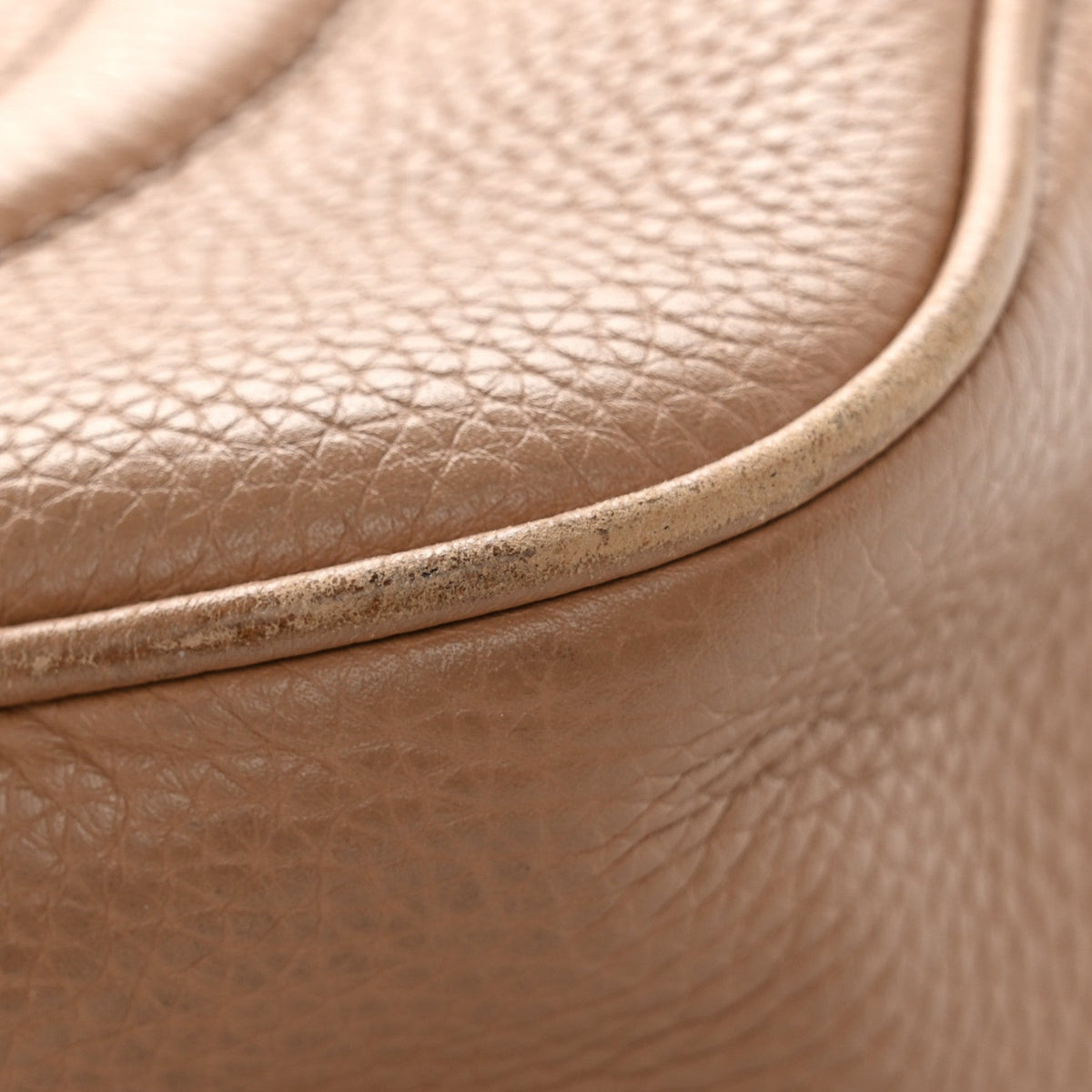 Small Calfskin Handbag - Beige