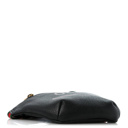 Small Calfskin Belt Bag - Black