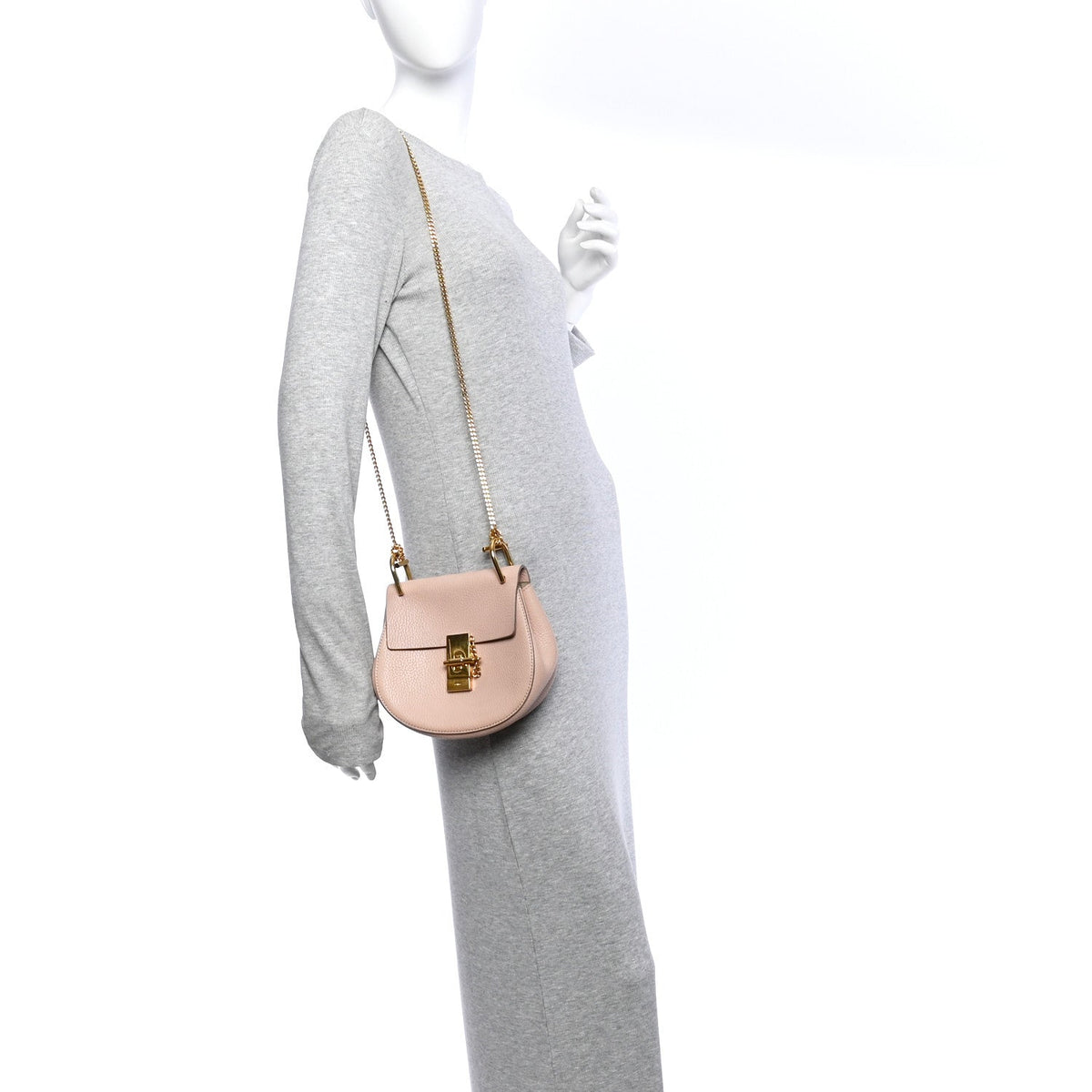 Mini Lambskin Shoulder Bag - Pink