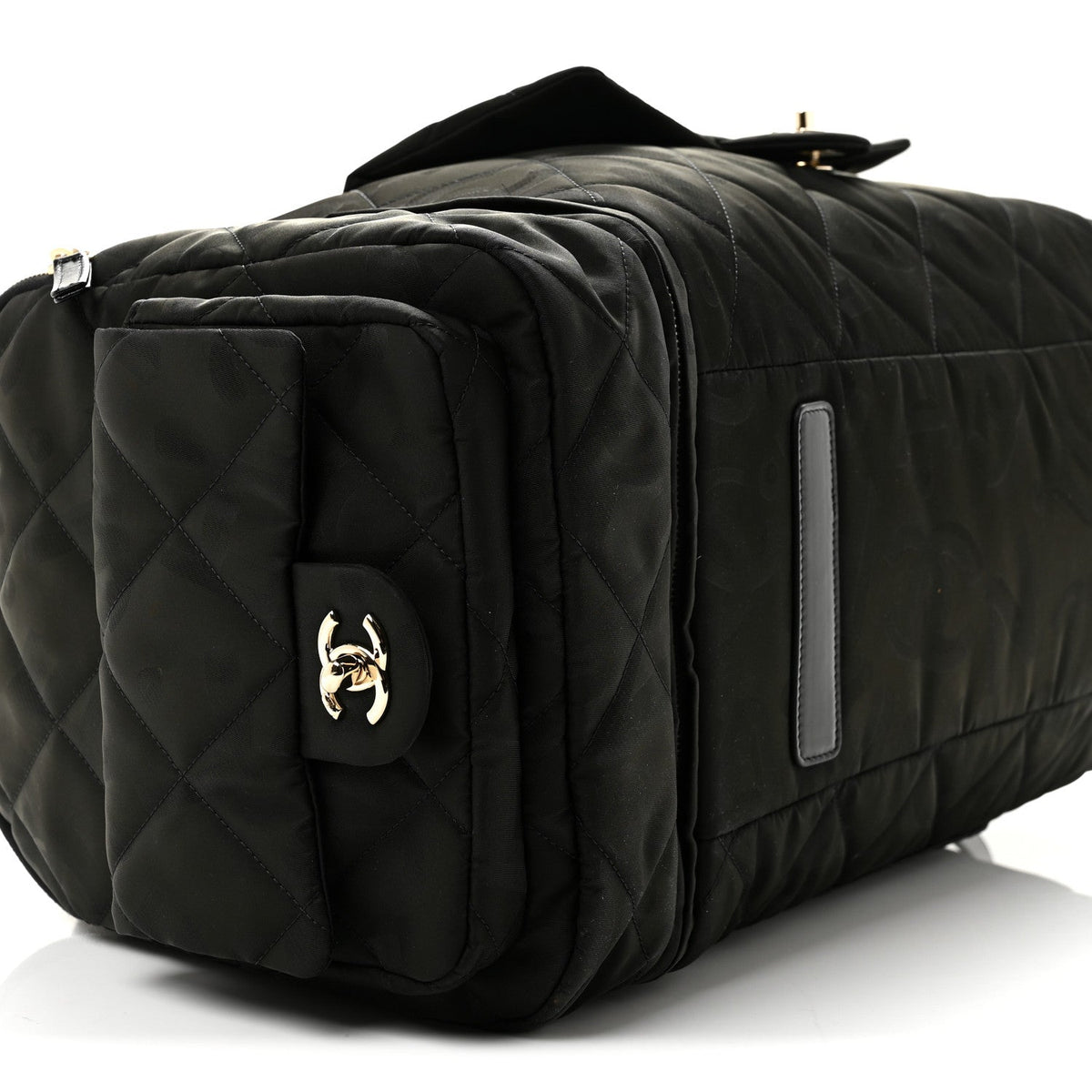 Quilted Calfskin Backpack - Black