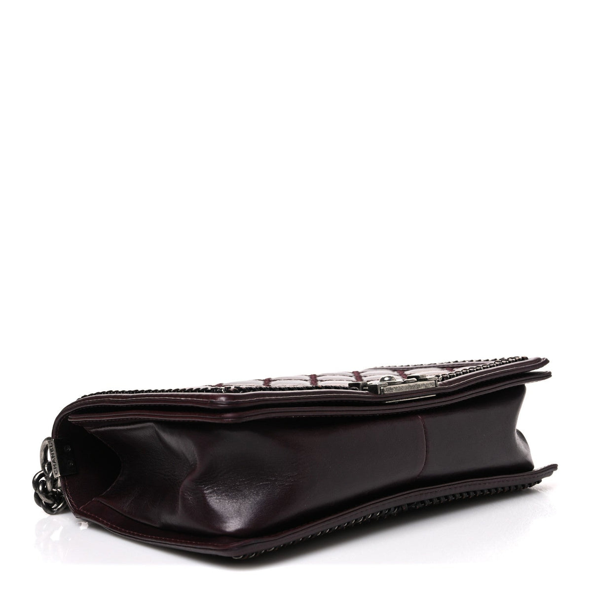 Medium Quilted Goatskin Flap Shoulder Bag