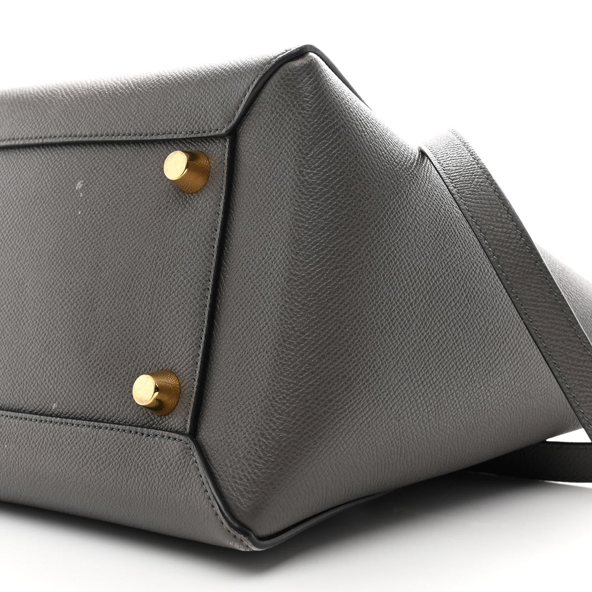 Mini Calfskin Belt Bag - Grey
