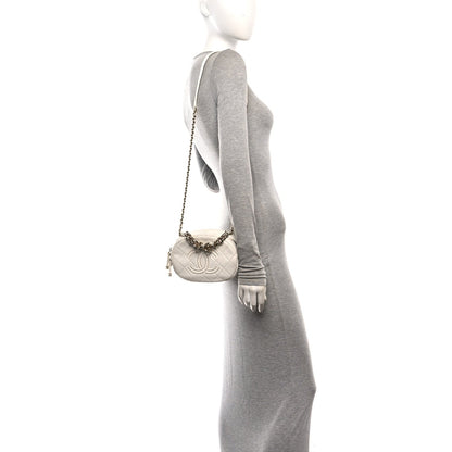 Quilted Lambskin Handbag - White