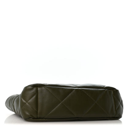 Quilted Lambskin Handbag - Green