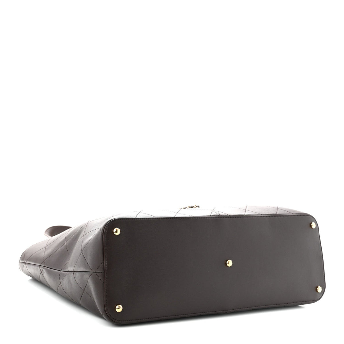 Maxi Calfskin Handbag - Brown