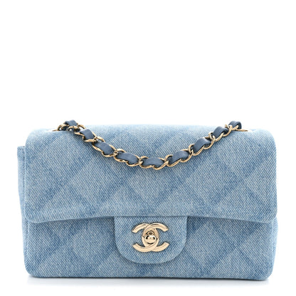 Mini Quilted Flap Shoulder Bag - Tan