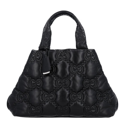 Large Calfskin Tote Bag - Black