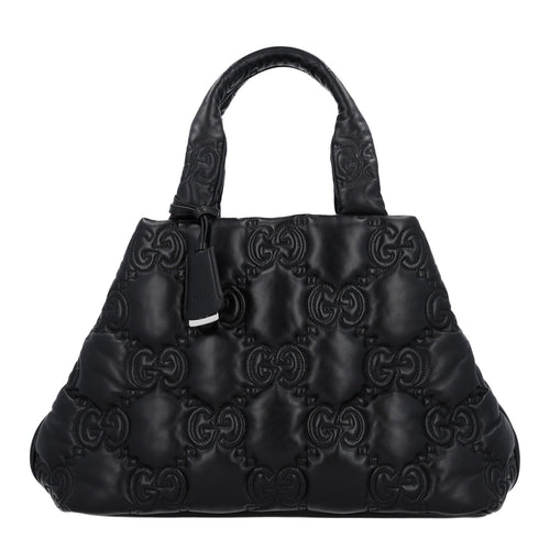 Large Calfskin Tote Bag - Black