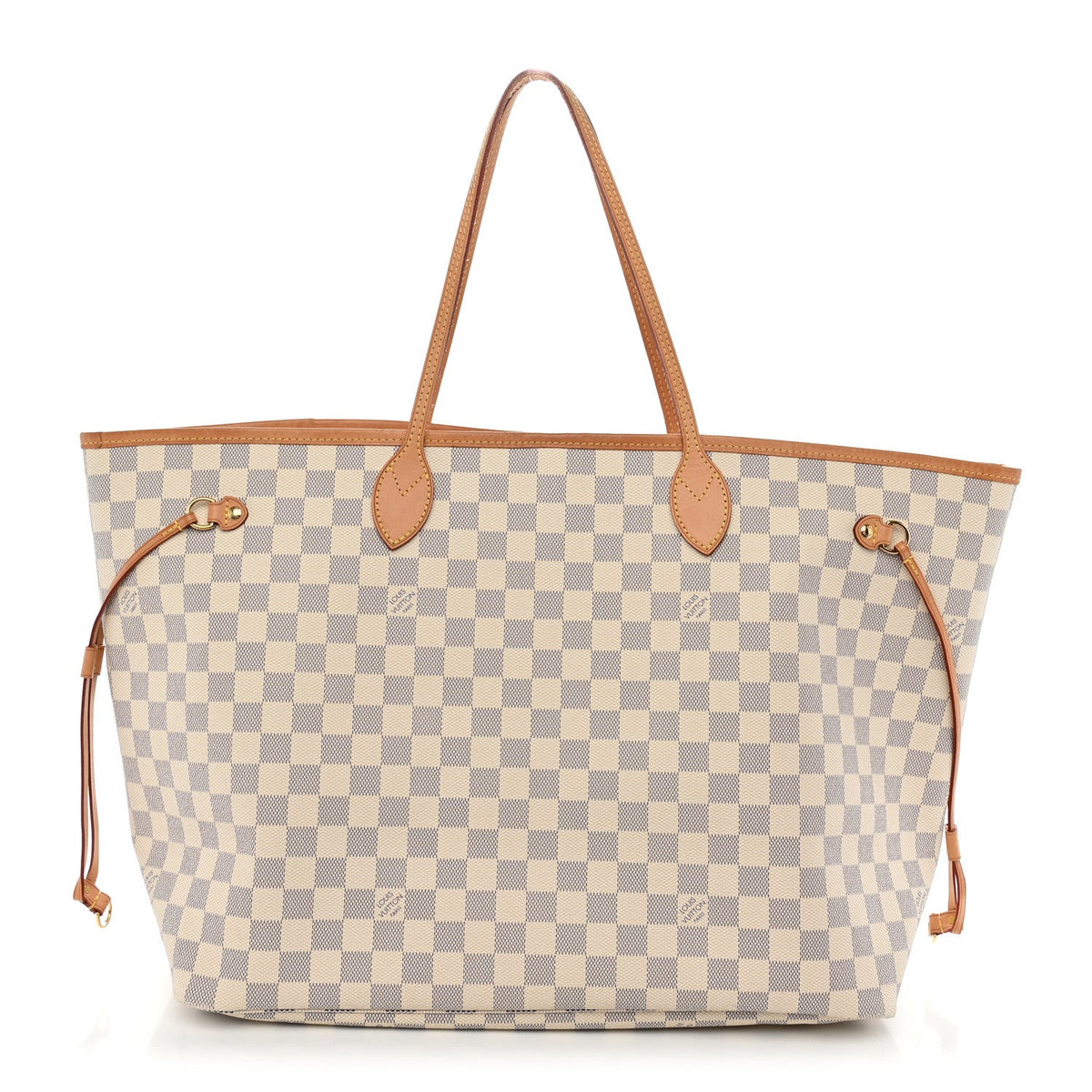 Damier Azur Neo Neverfull Gm Rose Baller Handbag