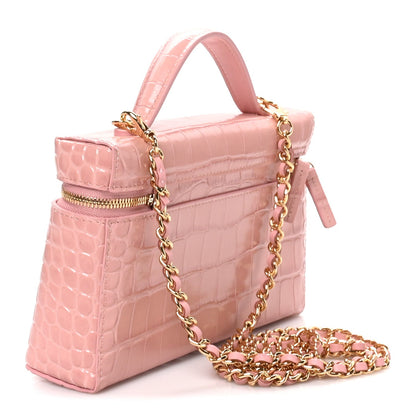 Calfskin Handbag - Pink