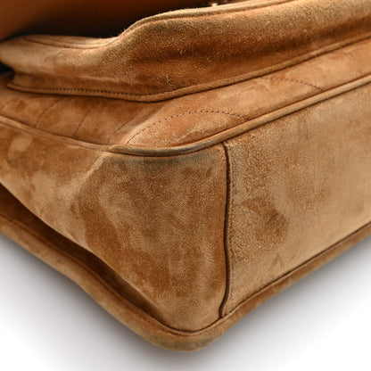 Medium Suede Satchel Bag