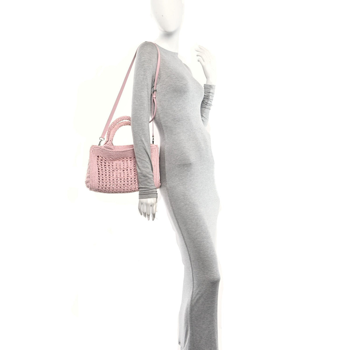 Fabric Tote Bag - Pink