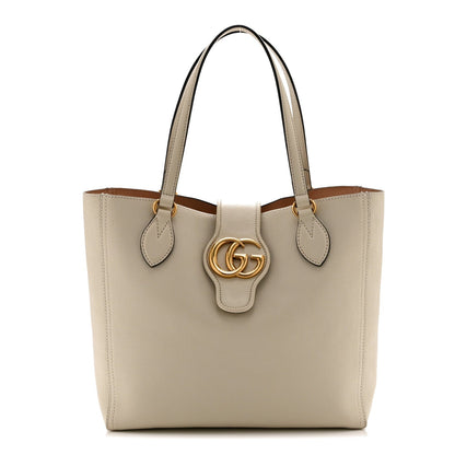 Small Calfskin Tote Bag - White