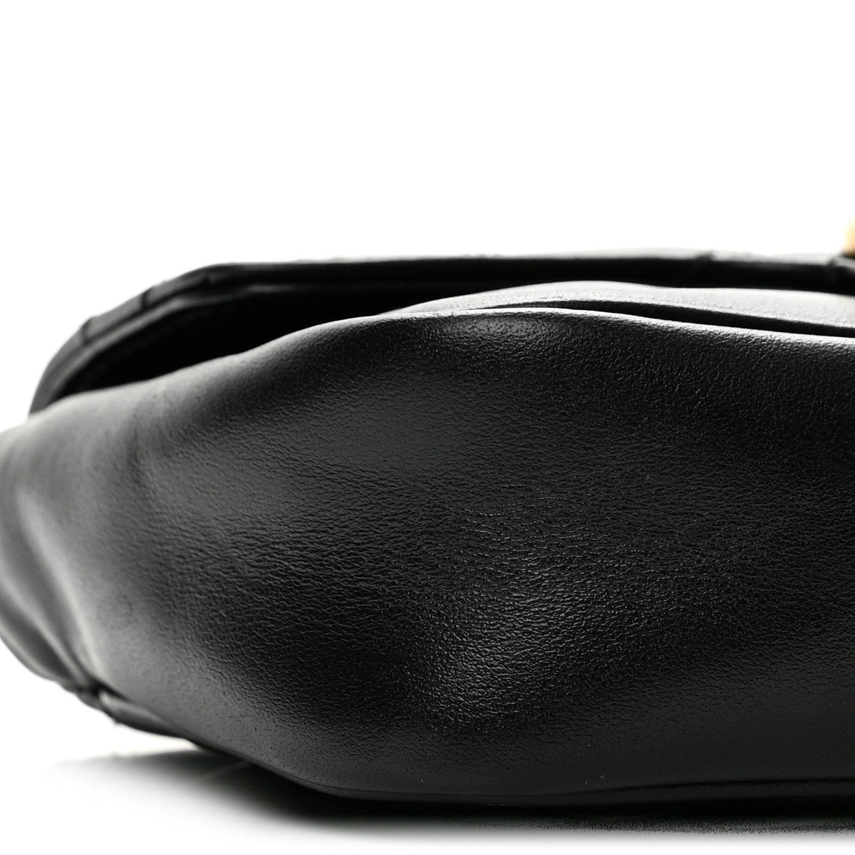 Mini Calfskin Shoulder Bag - Black