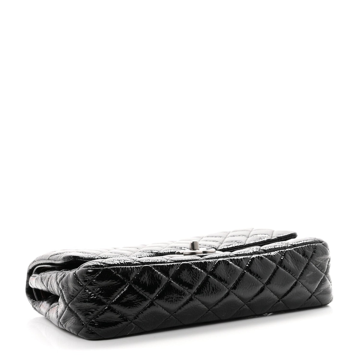 Medium Quilted Flap Shoulder Bag - Black