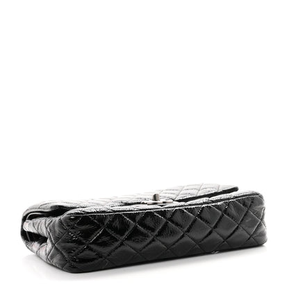 Medium Quilted Flap Shoulder Bag - Black