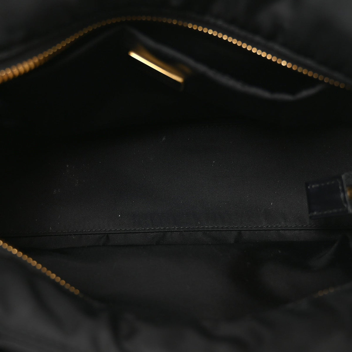 Medium Nylon Tote Bag - Black