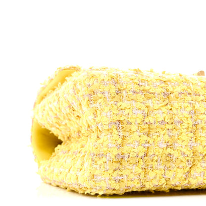 Mini Quilted Flap Shoulder Bag - Yellow