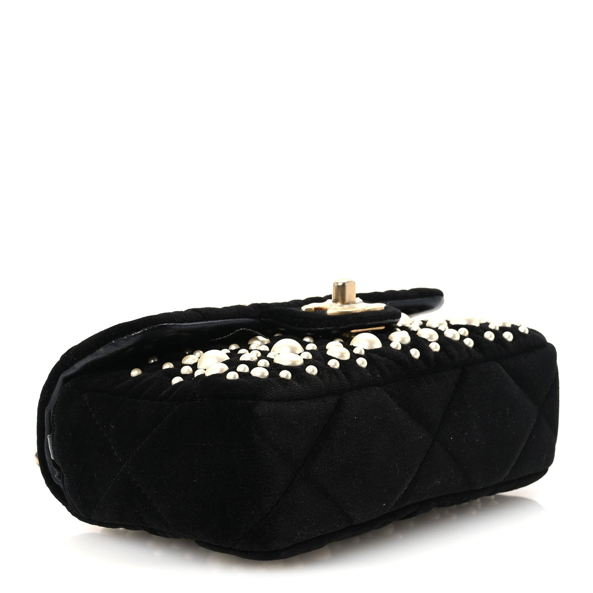 Mini Flap Shoulder Bag - Black