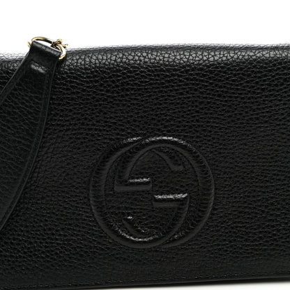 Calfskin Wallet Bag - Black
