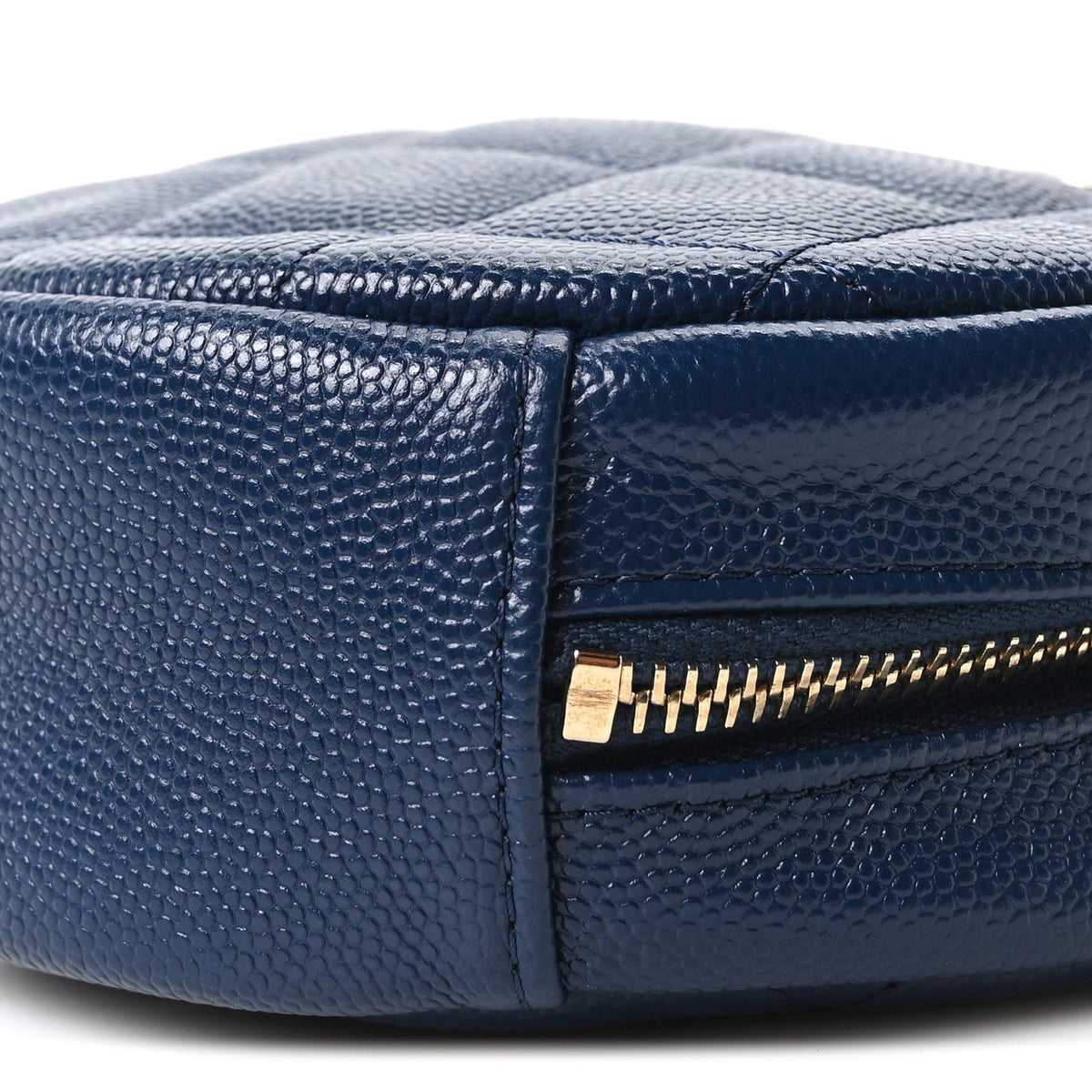 Quilted Caviar Clutch Bag