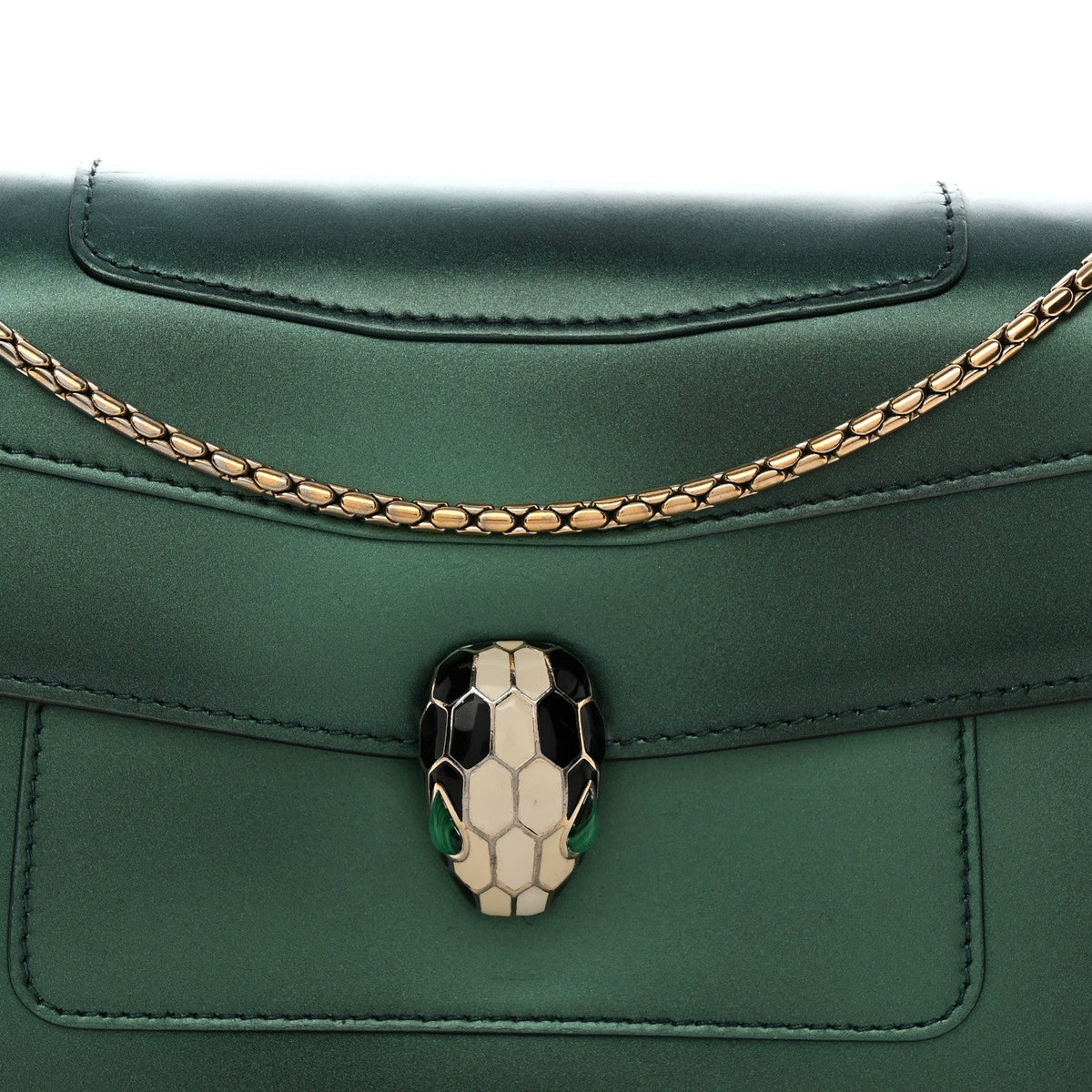 Calfskin Shoulder Bag - Green