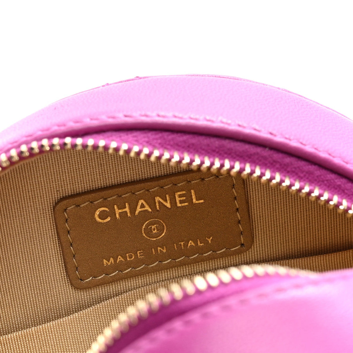 Quilted Lambskin Clutch Bag - Purple