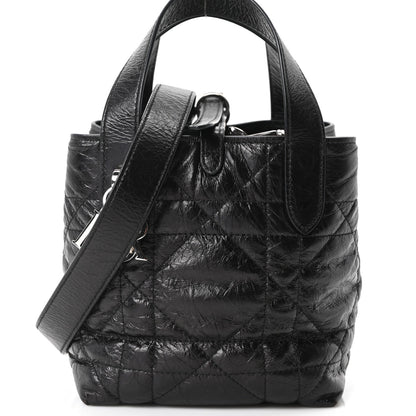 Small Calfskin Tote Bag - Black