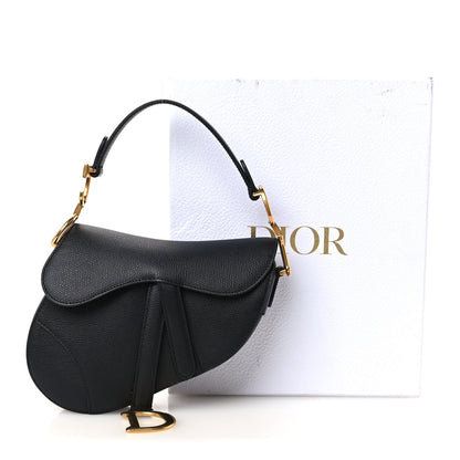 Mini Calfskin Handbag - Black