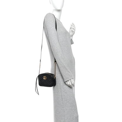 Mini Calfskin Shoulder Bag - Black