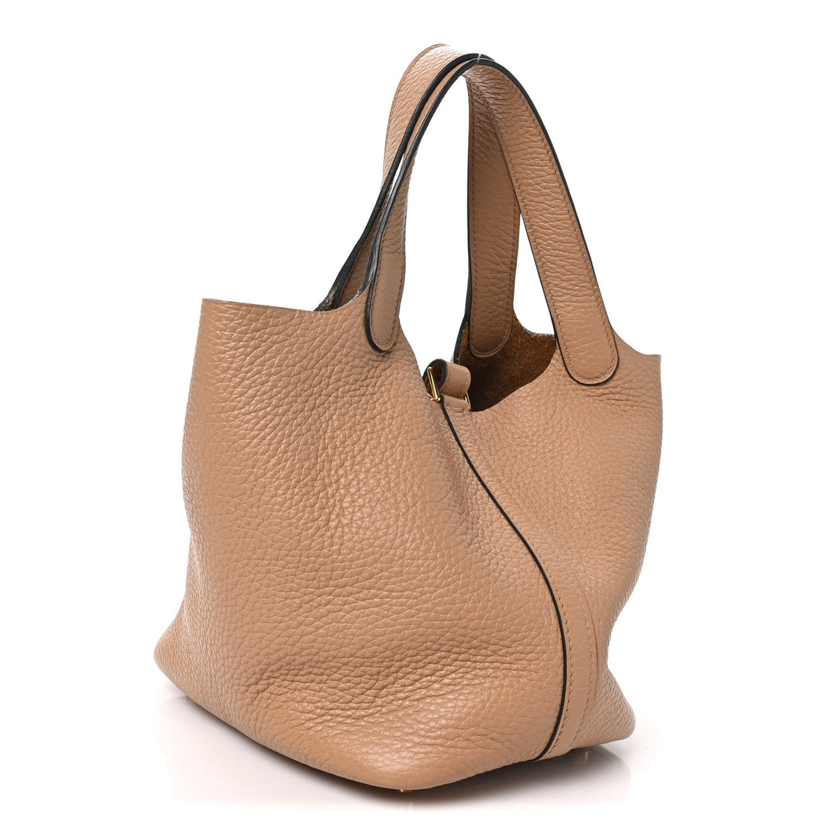 Taurillon Clemence Picotin Lock 18 Pm Ch Handbag