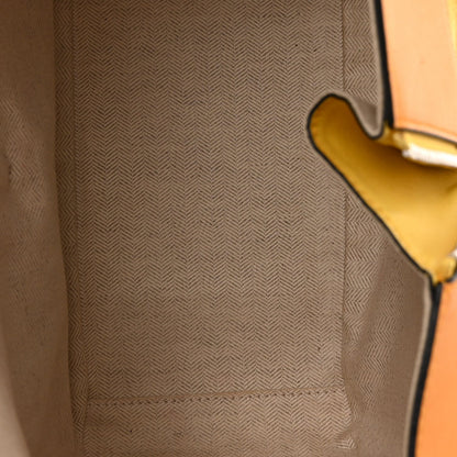 Small Calfskin Shoulder Bag - Yellow