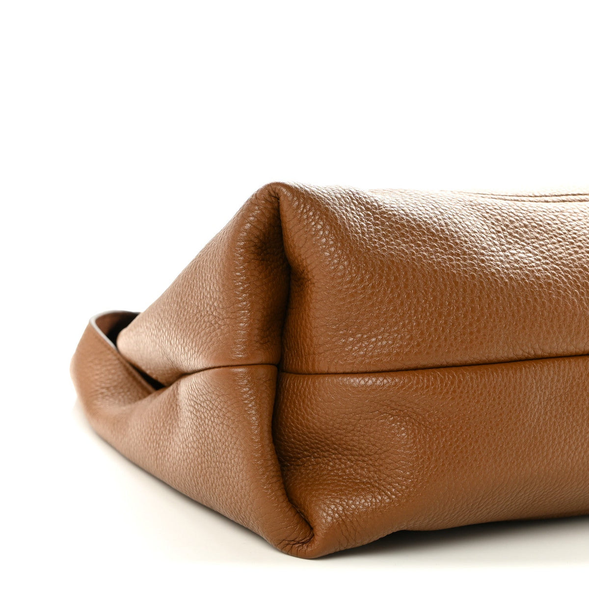 Maxi Calfskin Shoulder Bag - Brown