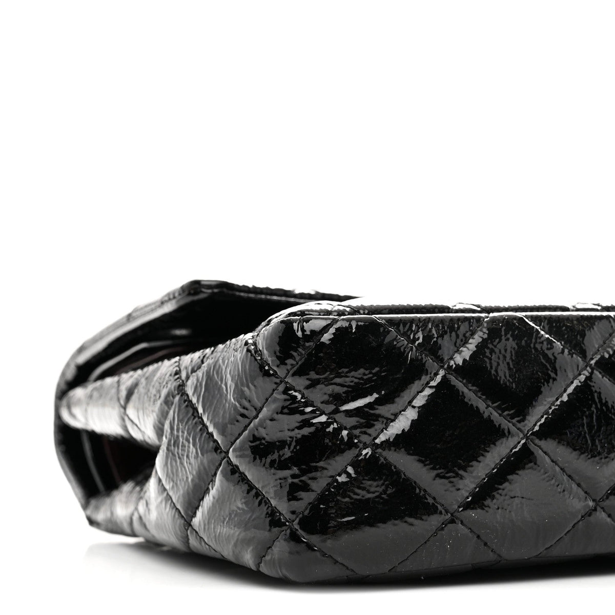 Medium Quilted Flap Shoulder Bag - Black