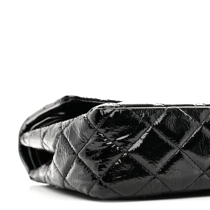Medium Quilted Flap Shoulder Bag - Black