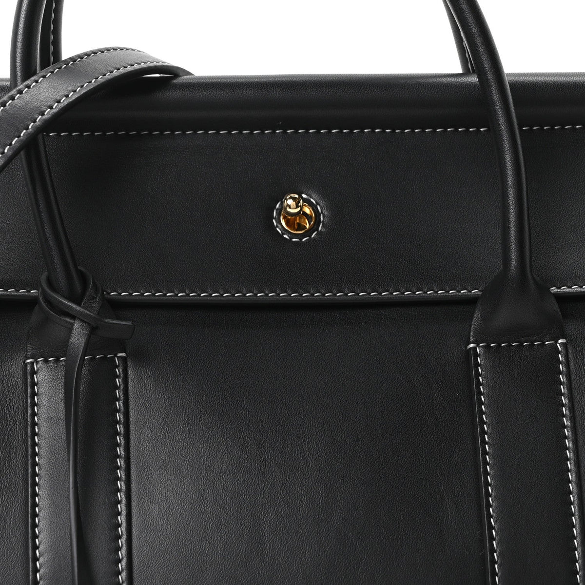 Calfskin Handbag - Black