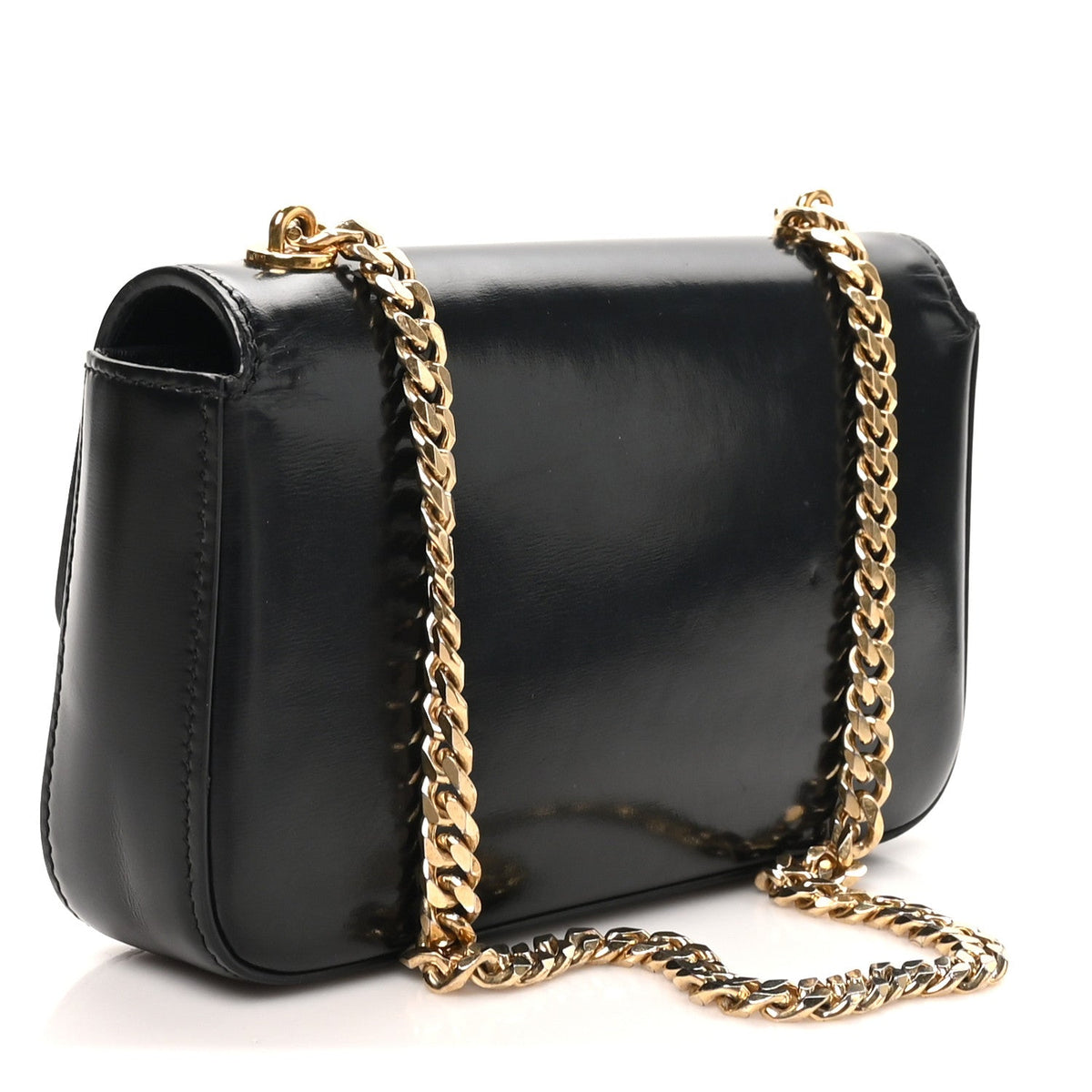 Calfskin Shoulder Bag - Black