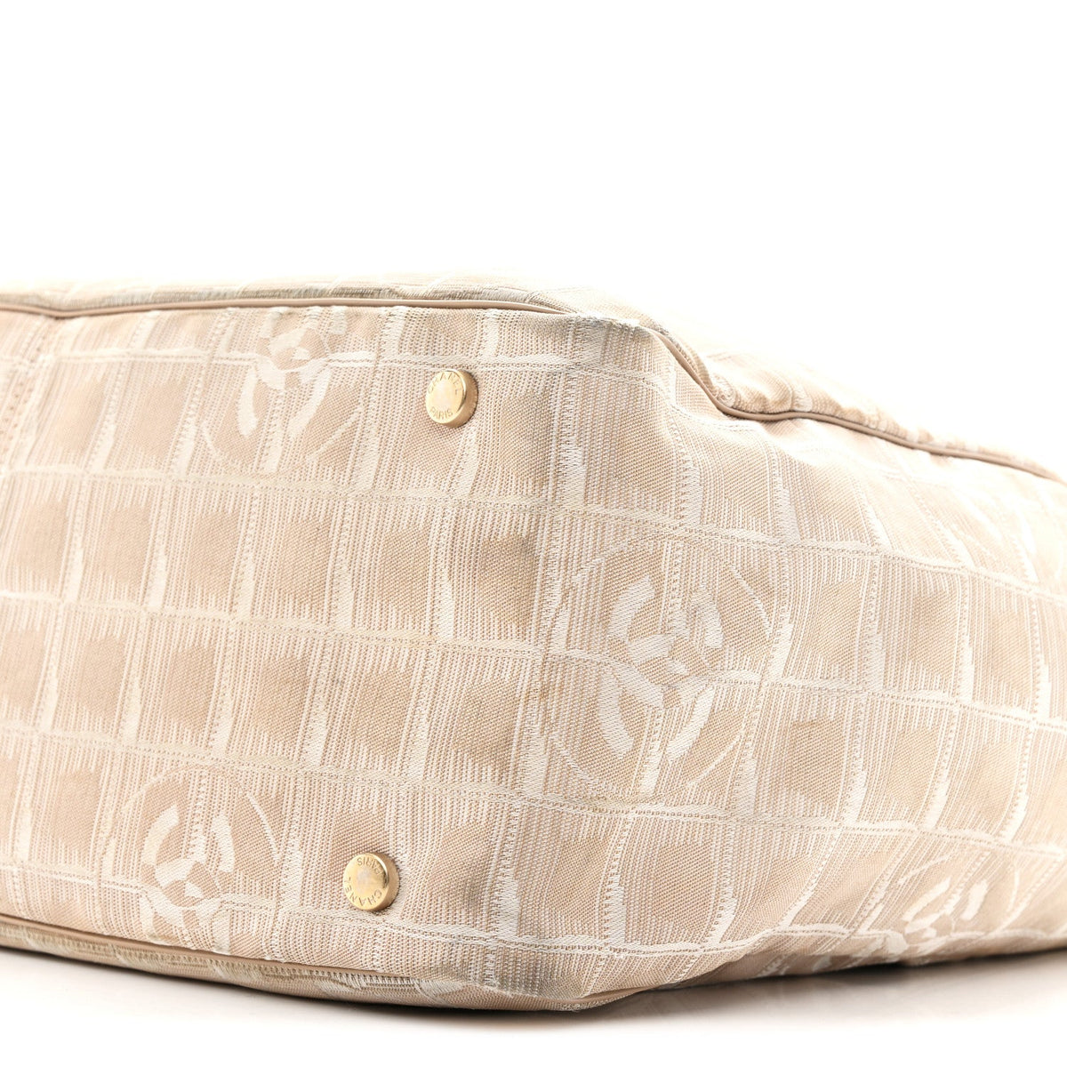 Medium Nylon Tote Bag - Beige