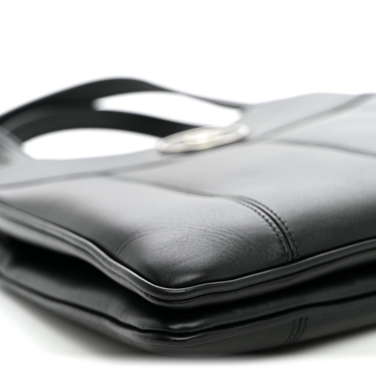 Small Calfskin Tote Bag - Black