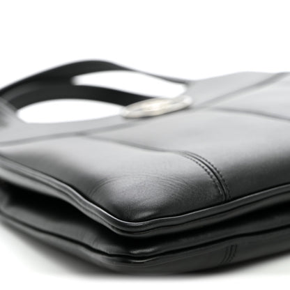 Small Calfskin Tote Bag - Black