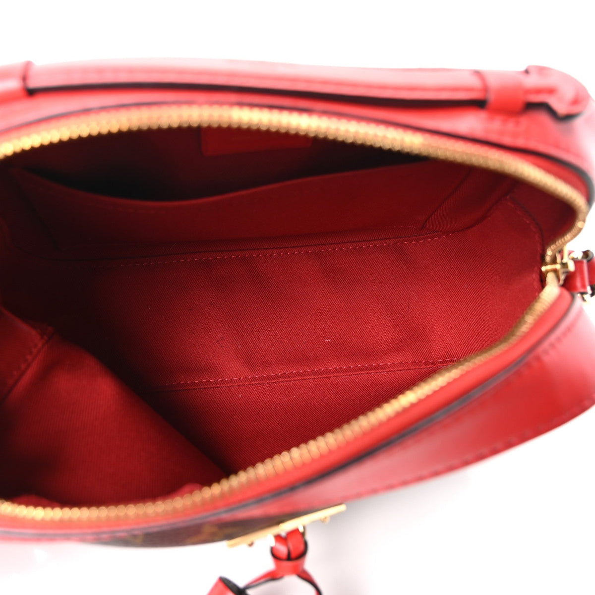 Monogram Saintonge Coquelicot Handbag