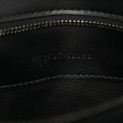 Small Calfskin Shoulder Bag - Black