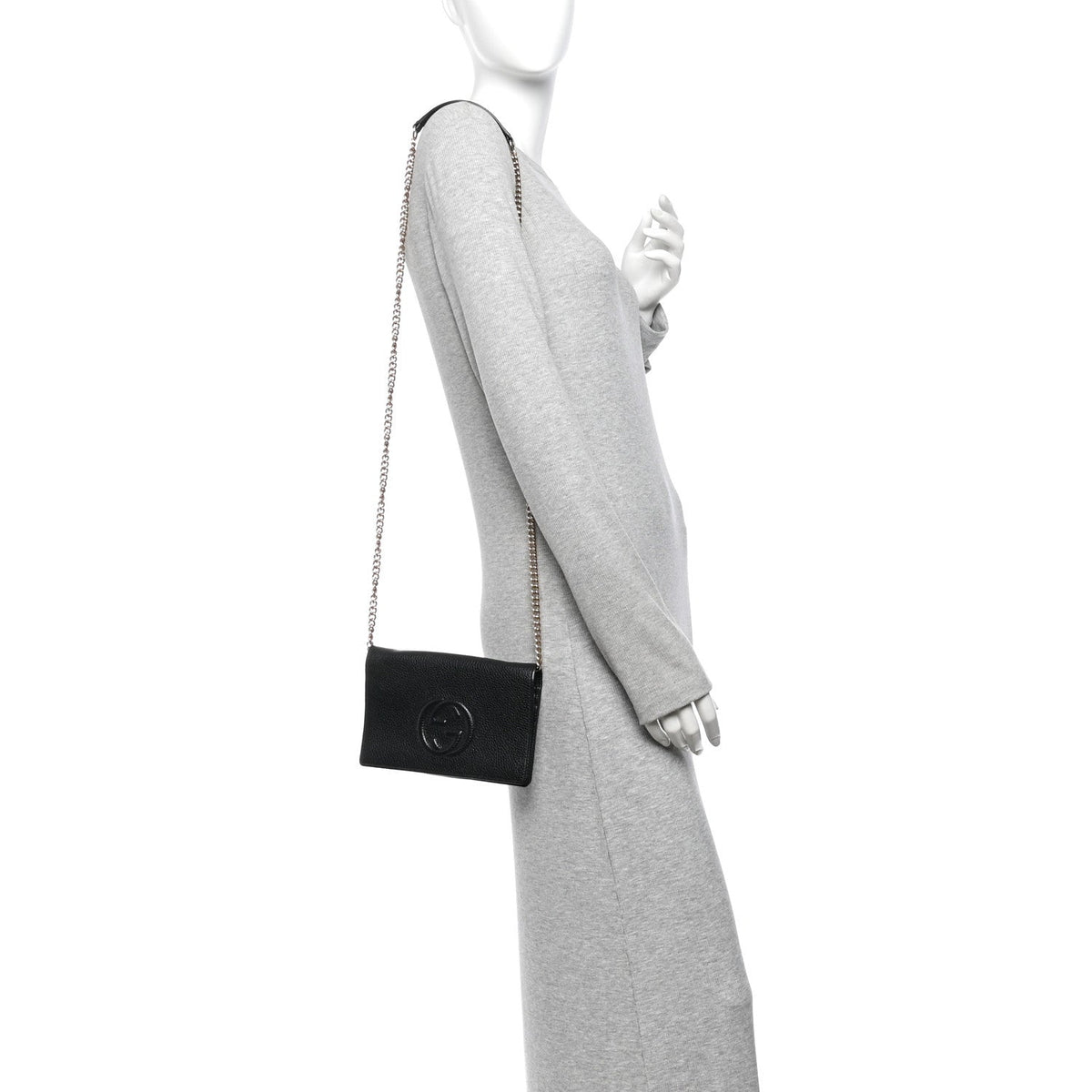 Calfskin Wallet Bag - Black
